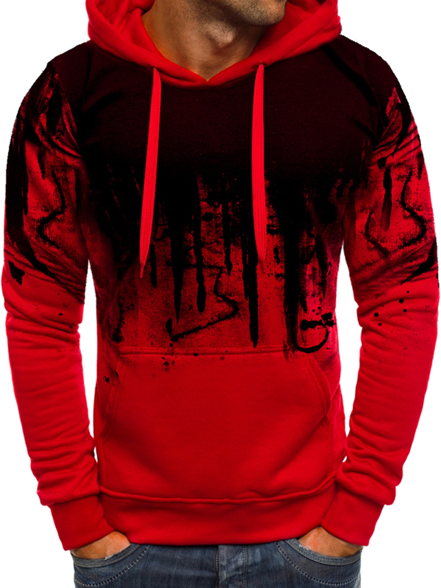 red hoodie mens walmart