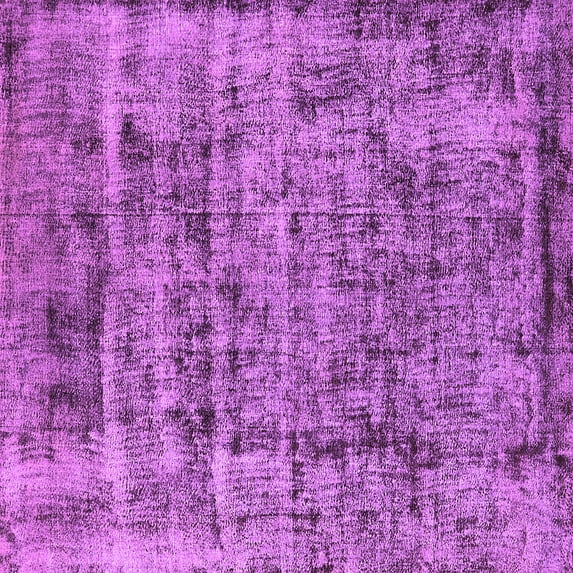 Ahgly Company Indoor Square Oriental Purple Industrial Area Rugs, 6' Square