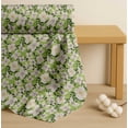 thumbnail image 4 of Soimoi Green Cotton Voile Fabric Leaves & Floral Print Sewing Fabric BTY 56 Inch Wide, 4 of 7