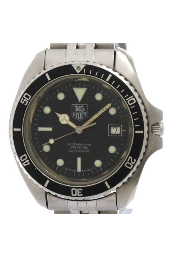 Pre-Owned TAG HEUER Professional Stainless Steel Automatic Mens Watch 844/5