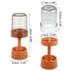 thumbnail image 4 of Soporte para Cepillos de Dientes con Tapa con 3 Ranuras PP para Baño 1Pz Naranja 8.66''x2.99'', 4 of 7