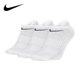 thumbnail image 2 of Calcetines deportivos ligeros originales Nike unisex para hombre y mujer, 3 pares, informales, transpirables, blancos, cortos, SX7678-100, 2 of 4