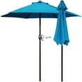 thumbnail image 2 of Davee furniture 7.5' Round Patio Umbrella Outdoor Table Market Umbrella(Aqua blue), 2 of 7