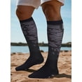 thumbnail image 6 of BadPiggies 6 Pairs Compression Socks for Women & Men 15-20mmHg Graduated Support Knee High Socks, 6 of 9
