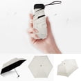 thumbnail image 2 of Umbrella Flat Parasol Sun Umbrella Mini Lightweight Folding Umbrella Rain Gear for All-Weather and Easy Carrying, 2 of 2