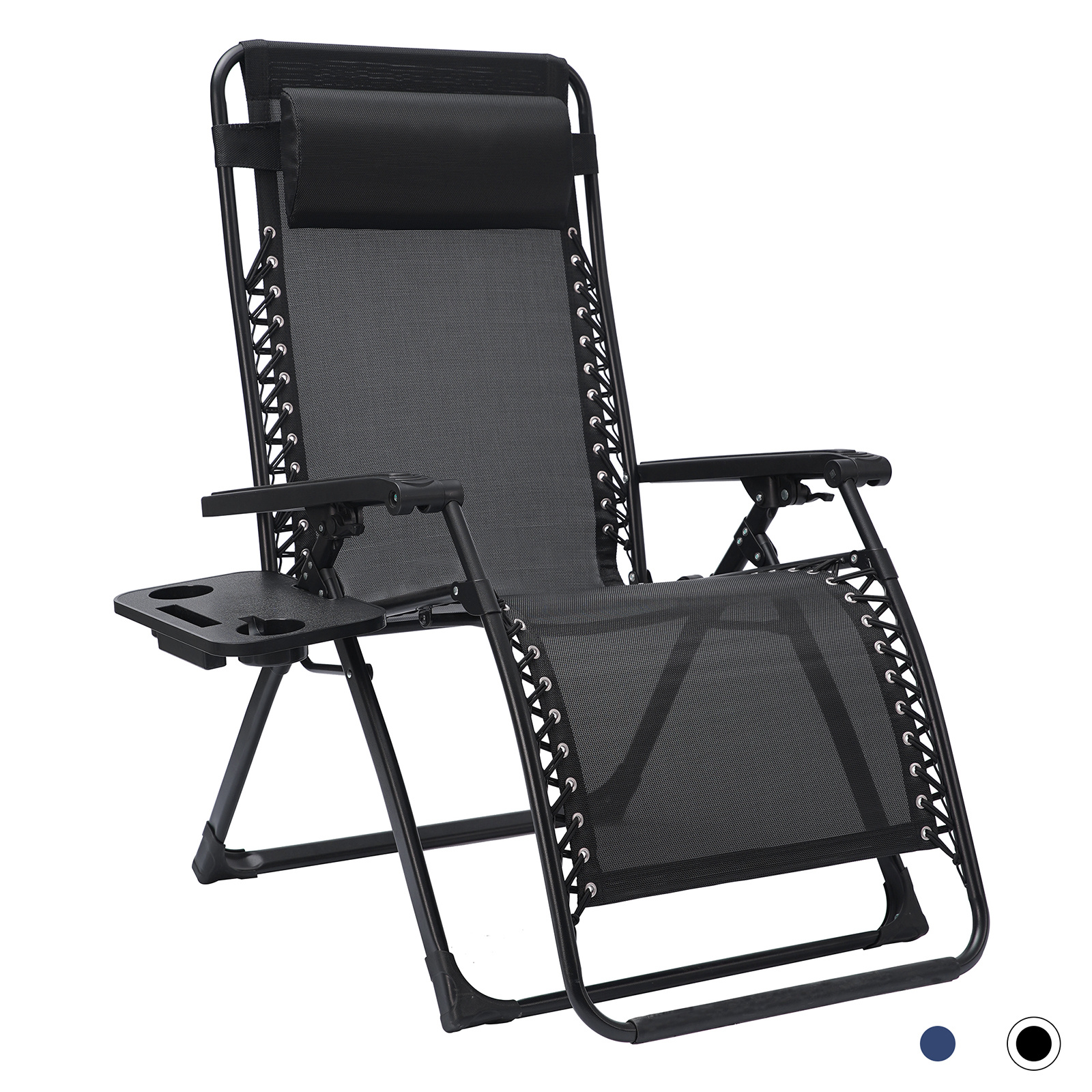 Large Size Outdoor Patio Folding Zero Gravity Lounge Chair,Camp