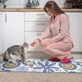 thumbnail image 3 of Blue and Yellow Pioneer Flower Kitchen Rugs Sets Of 2,Anti Fatigue Kitchen Mat Rugs Non Slip Washable,Decorative Kitchen Floor Mats for Kitchen,Sink,Laundry,17"x30"+17"x47", 3 of 7