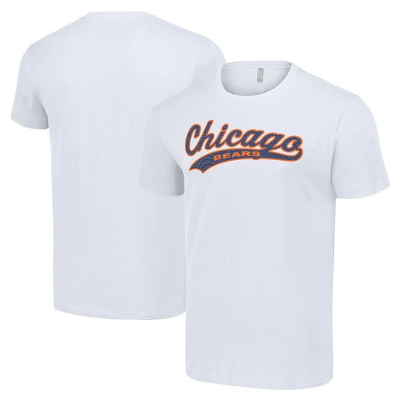 Men's Starter White Chicago Bears Tailsweep T-Shirt
