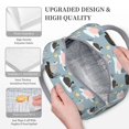 thumbnail image 3 of Lukts Swan Princess On Lake Print Portable Lunch Bag, Lunch Bag Picnic Bag - Waterproof, Heat-insulating and Cold-insulating, Suitable for School, Work, 3 of 6