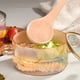 thumbnail image 3 of Cacerola de Vidrio Olla Transparente para Cocinar Olla para Sopa Calentador Cacerola de Vidrio con Dos Asas y Tapa Plateada, 3 of 6