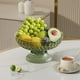 thumbnail image 4 of Frutero/caja para dulces, almacenamiento de snacks, elegante caja para frutas secas en la sala de estar, diseño con drenaje, fácil de limpiar, estructura metálica, diseño de 2 niveles, ideal, 4 of 8