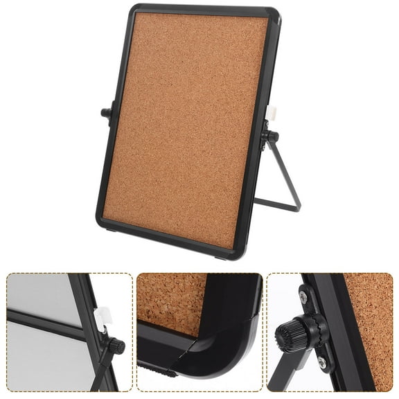 KALLORY  Brown Cork Board with Aluminium Frame for Home and Desk Decor