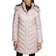 thumbnail image 2 of Kenneth Cole Women's 17QMP124 Quilted Chevron Puffer Jacket - Rose Dust- M, 2 of 4