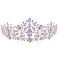 thumbnail image 2 of Bandeaux pour Femmes avec Décor de Mariée en Violet et Argent 1Pcs, 2 of 8