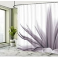 thumbnail image 4 of Ambesonne Flower Shower Curtain, Ombre Leaves Watercolor Art, 69"Wx70"L, Mauve Coconut, 4 of 4