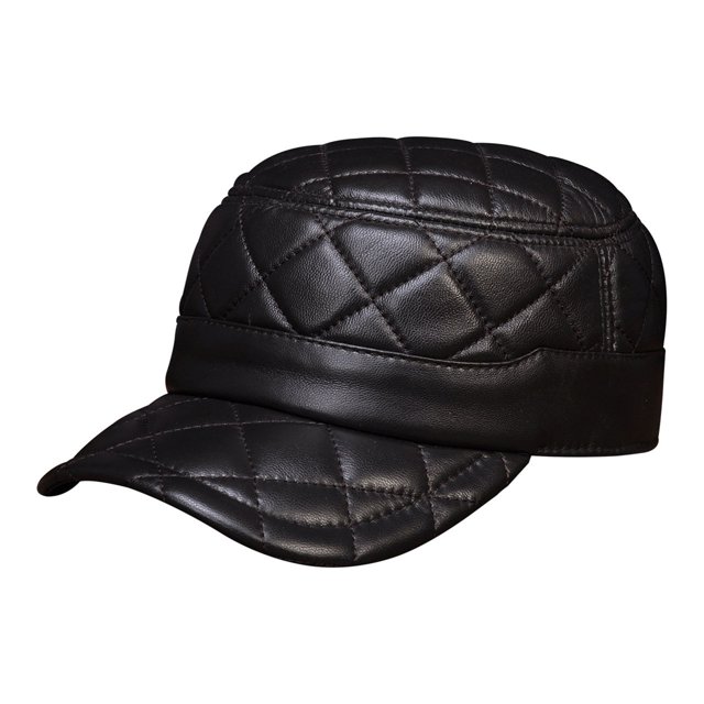 MEN'S Genuine Leather Baseball Cap Hat Brand New Leather Caps Hats