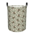 thumbnail image 1 of Fotbe Bees And Chamomile Cesto de Ropa con Asas, Cesto Impermeable de Gran Capacidad, Bolsa de Lavado para Dormitorio, Cesto de Ropa con Ruedas y Asas-Medium, 1 of 6