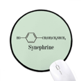 thumbnail image 1 of Adrenaline Checal Molecule Mouse Pad Desktop Office Round Mat for Computer, 1 of 2