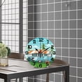 thumbnail image 5 of Wall Clock Silent Non Ticking,Round Easy to Read for Kitchen Living Room Bedroom Home Office School Decor Clock Gift Scenery And Camper Car, 10 Inch, 5 of 5