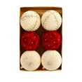 thumbnail image 2 of Uuowzo Christmas Christmas Balls Plastic Plating Shaped Hand Balls Christmas Tree Hanging Christmas Party Decoration Supplies Indoor Outdoor Christmas Decorations, Multicolor, 2 of 5
