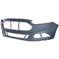 thumbnail image 2 of AUTOPA DS7Z-17D957-AAPTM Front Bumper with Chorme Upper Grile + Fog Lamp Bezel Kit for Ford Fusion 2013-2016, 2 of 7