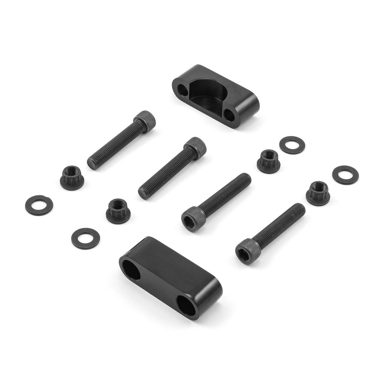 Speedmaster PCE433.1003 1350 Billet U-Joint Girdles Caps Anodized Black