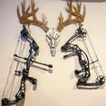 thumbnail image 3 of Rack Style Metal and Composite Bow Deer Trophy Decoration for Desktop Display Ornament, 3 of 8