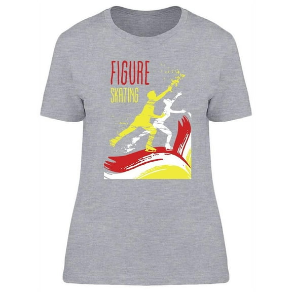 Figure Skating Pair T-Shirt Women -Image by Shutterstock, Female Large
