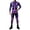 Z06 Purple, variant on Men's Halloween Skeleton Bodysuit, 3D Bone Print Clothes, Long Sleeve Jumpsuit, S-4XL