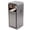 Silver, variant on Btidfty Stainless Steel Fingerprint- Large Trash Can Heavy Duty Brushed Finish Garbage Bin for Patio Hotel Park Garden