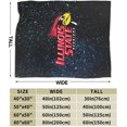 thumbnail image 3 of Illinois State University Logo Fleece Blanket, Very Soft Microfiber Flannel Blanket for Couch Warm and Cozy for All Seasons, 3 of 6