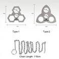 thumbnail image 3 of Outdoor Camping Barbecue Tripod Hanging Rack Stainless Steel Campfire Grill Pot Hanger, 3 of 8