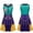 Mint Green, variant on G'irl's Halloween Costume, Pop Singers Idol Group Fancy Dress up Outfit with Tank Jacket & Shorts, Halloween Cosplay Stage Performance Suit for Carnival & Party Events