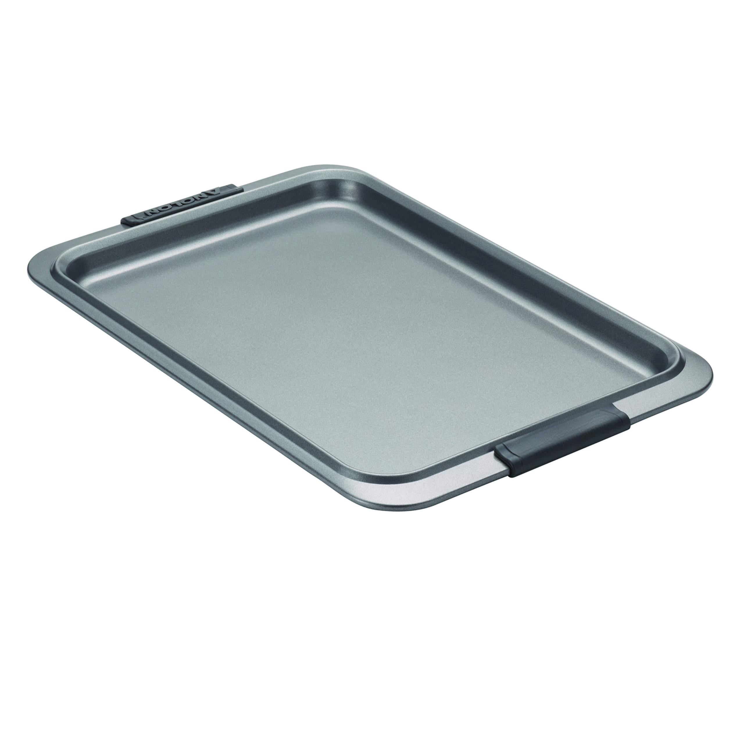 Advanced Nonstick Bakeware With Grips  Cookie Sheet / Baking - 10 Inch X 15 Gray