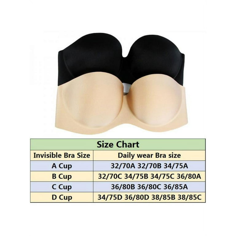 Bras Women Sexy Strapless Bra With Transparent Strap Invisible