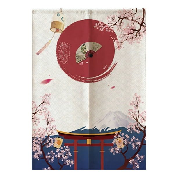 Cortina de puerta Jadeshay Estilo japonés 85*120 cm Habitación de niños