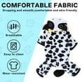 thumbnail image 4 of TELOLY Kitten Clothes,Coral Fleece Dog Costumes for Approximately 5.51 Lbs Pet,Winter Warm Cow Transformation Costume Cat Clothes,Black,S, 4 of 7