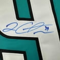 thumbnail image 2 of Framed Autographed/Signed Logan Couture 35x39 San Jose Teal Hockey Jersey JSA COA, 2 of 2