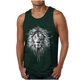 thumbnail image 1 of Tanques para Hombre para el Verano Solto Chaleco Impresión Deportivo Cuello Redondo, Casual, 1 of 3