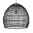 thumbnail image 3 of Arturesthome Black Pendant Lighting Rattan for Kitchen Island 59" Adjustable Height 1-Lights, 3 of 6