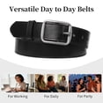 thumbnail image 5 of SENDEFN 2 Pack Women's Soft Leather Belt for Jeans Pants Dress Fashion Ladies Waist Belt with Elegant Buckle, 5 of 7