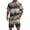 Gray, variant on Mens Vintage Shirt and Shorts Set Retro Print Button Up Camp Collar Top with Elastic Waist Shorts Casual Summer Beach Outfit