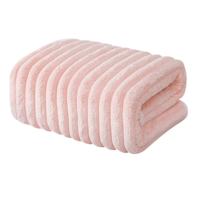 Towel New Velvet Towel Bath Towel Set With Thickened Absorbent Beach Towel Pink-1 Free Size