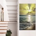 thumbnail image 1 of Tranquil Waves under Beautiful Clouds - Large Seashore Canvas Print, 1 of 3