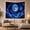 Starry Full Moon, variant on Crescent Moon and Clouds in Night Sky, Dreamy Celestial for Astronomy Lovers, Moonlight Wall Art Housewarming Gift Tapestry Wall Hanging for Bedroom, Living Room and Dorm
