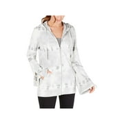 IDEOLOGY $59 Womens New Gray Tie Dye Zip Up Casual Jacket XS B+B