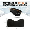 thumbnail image 6 of 1/2/3Pcs Winter Fleece Ear Warmers Muffs Headband for Men Women Kids Ski Running Cycling, 6 of 8