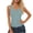 Mint Green, variant on Womens V Neck Tank Tops Solid Color Slim Athletic Fitness Shirts Casual Breathable Sleeveless Workout Tops ,Sizes S-2XL