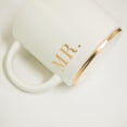 thumbnail image 3 of COLLECTIVE HOME Mr. & Mrs. Ceramic Mug Set - 15oz Luxury Wedding Gift for Couples, Elegant 2-Piece Coffee Cups for Newlyweds, Anniversary & Engagemen, 3 of 7