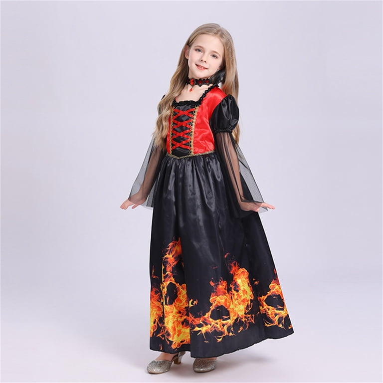 Hipylo Princess Dress Up for 2 Year Old Girls Pumpkin Dress Toddler Fall Long Sleeve Dress Girls 12 Year Gift Ideas 12 Month Old Boy Clothes Boys Age,